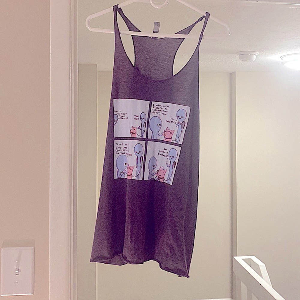 Strange Planet Nathan Pyle Comic Tank Top